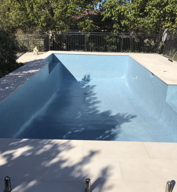 Completely renovated pool under Absolute Swimming Pool Tiling