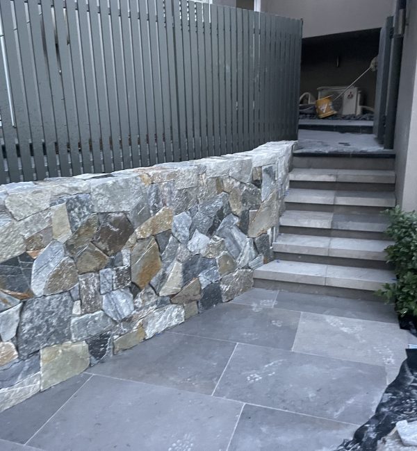 Custom stone job, Glenbrook (we do tiling and custom stone jobs like these)